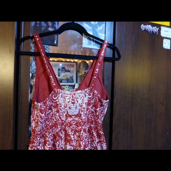 Boho Maxi Dress Red ♥️ - Picture 7 of 8